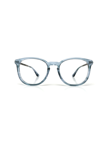 WOODFELLAS Wood/Acetate Optical Pfersee 11002 Holz/Acetat walnut/smoked blue