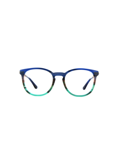 WOODFELLAS Wood/Acetate Optical Pfersee 11002 Holz/Acetat walnut/blue