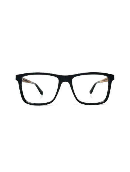 WOODFELLAS Wood/Acetate Optical Wildenwart 11003 Holz/Acetat curled/black