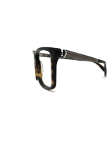 WOODFELLAS Wood/Acetate Optical Aspenstein 11015 Holz/Acetat black oak/hav matte