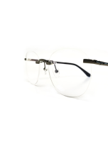 WOODFELLAS Rimless Titanium Optical Ammil 11016 Holz/Titan walnut/gun shiny