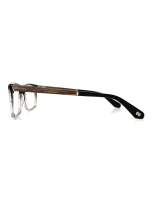 WOODFELLAS Wood/Acetate Optical Jasper 11022 Holz/Acetat macassar/blk