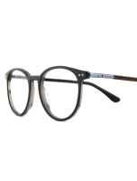 WOODFELLAS Wood/Acetate Optical Point 11037 Holz/Acetat curled/grey