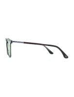 WOODFELLAS Wood/Acetate Optical Point 11037 Holz/Acetat curled/green