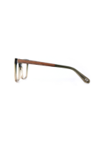 WOODFELLAS Wood/Acetate Optical Curve 11042 Holz/Acetat macassar green