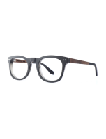 WOODFELLAS Wood/Acetate Optical Moss 11053 Holz/Acetat curled/grey