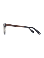 WOODFELLAS Wood/Acetate Optical Moss 11053 Holz/Acetat curled/grey