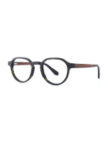 WOODFELLAS Wood/Acetate Optical Fog 11054 Holz/Acetat macassar/havana