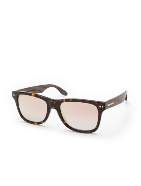 WOODFELLAS Sunglasses Basic Plassenburg 10778 Holz/Acetat black oak/black