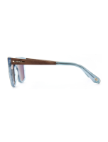 WOODFELLAS Sunglasses Morph 11727 Holz/Acetat curled blue