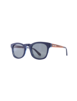 WOODFELLAS Sunglasses Rae 11729 Holz/Acetat macassar/blue