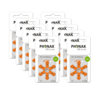 Phonak Hörgerätebatterien P13 orange PR48 -...