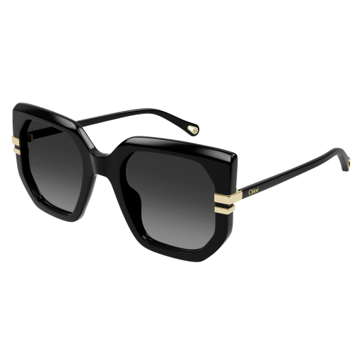 Chloé Frau International SCHWARZ RECYCLED ACETATE CH0240S Italien