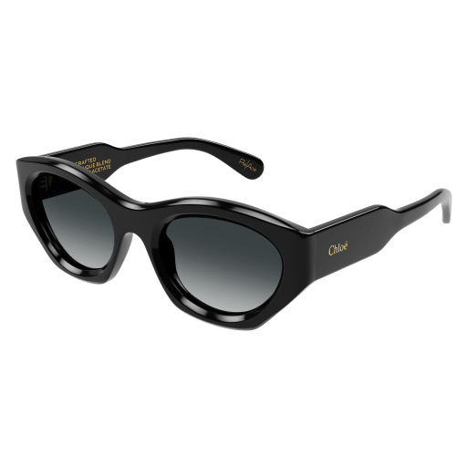 Chloé Frau International SCHWARZ RECYCLED ACETATE CH0220S Italien