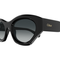 Chloé Frau International SCHWARZ RECYCLED ACETATE CH0220S Italien