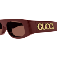 Gucci Frau International BURGUND RECYCLED ACETATE GG1771S Italien