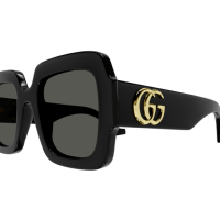 Gucci Frau International SCHWARZ RECYCLED ACETATE GG1547S Italien