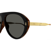 Gucci Mann International SCHWARZ RECYCLED ACETATE GG1515S Japan