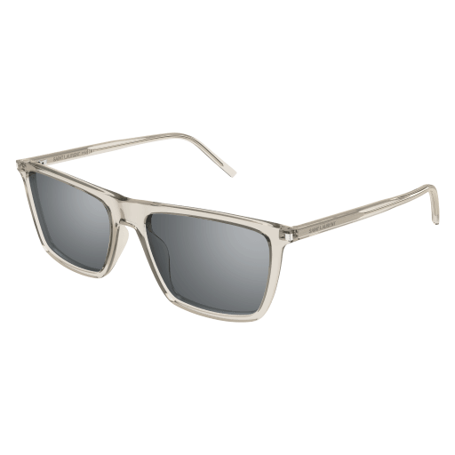 Saint Laurent Mann International BEIGE RECYCLED ACETATE SL 668 Italien