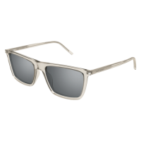 Saint Laurent Mann International BEIGE RECYCLED ACETATE...