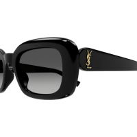 Saint Laurent Frau International SCHWARZ RECYCLED ACETATE SL M130 Italien