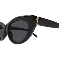 Saint Laurent Frau International SCHWARZ RECYCLED ACETATE SL M115 Italien