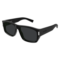 Saint Laurent Mann International SCHWARZ RECYCLED ACETATE...