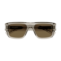 Saint Laurent Mann International BEIGE RECYCLED ACETATE...