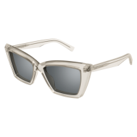 Saint Laurent Frau International BEIGE RECYCLED ACETATE...