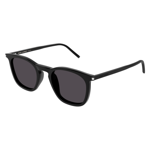 Saint Laurent Mann Asian Smart Fitting SCHWARZ RECYCLED ACETATE SL 623 Italien