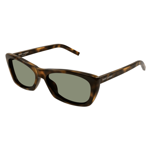 Saint Laurent Frau Asian Smart Fitting HAVANNA RECYCLED ACETATE SL 613 Italien