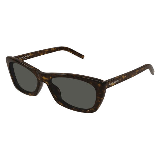 Saint Laurent Frau Asian Smart Fitting HAVANNA RECYCLED ACETATE SL 613 Italien