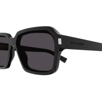 Saint Laurent Mann International SCHWARZ RECYCLED ACETATE SL 611 Italien