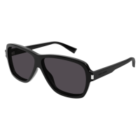 Saint Laurent Mann International SCHWARZ RECYCLED ACETATE...