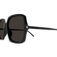 Saint Laurent Frau Asian Smart Fitting SCHWARZ RECYCLED ACETATE SL 591 Italien