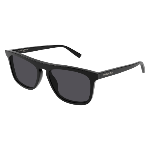 Saint Laurent Mann International SCHWARZ RECYCLED ACETATE SL 586 Italien