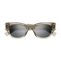 Saint Laurent Frau International BEIGE RECYCLED ACETATE...