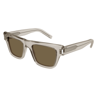 Saint Laurent Mann International BEIGE RECYCLED ACETATE...