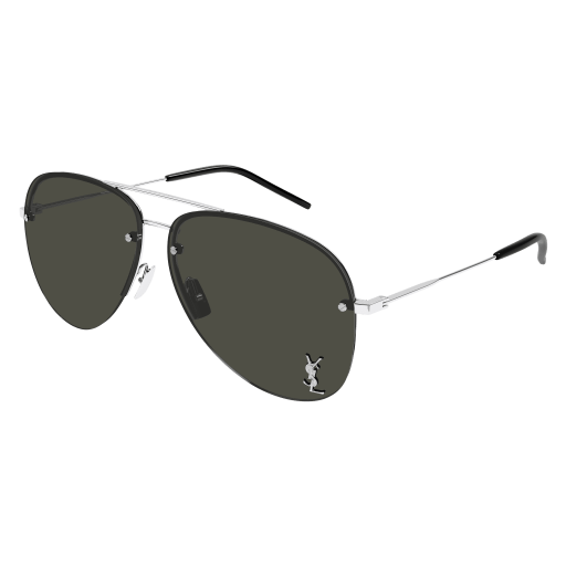 Saint Laurent Unisex International SILBER METALL CLASSIC 11 M Italien