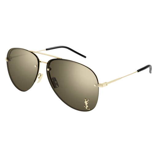 Saint Laurent Unisex International GOLD METALL CLASSIC 11 M Italien