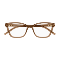 Saint Laurent Frau Asian Smart Fitting BRAUN RECYCLED ACETATE SL M128 Italien