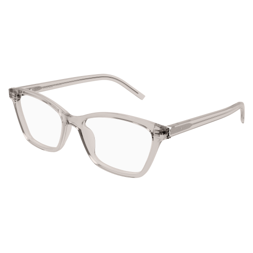 Saint Laurent Frau Asian Smart Fitting NUDE RECYCLED ACETATE SL M128 Italien