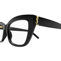 Saint Laurent Frau International SCHWARZ RECYCLED ACETATE SL M117 Italien