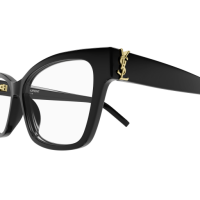 Saint Laurent Frau International SCHWARZ RECYCLED ACETATE SL M116 Italien