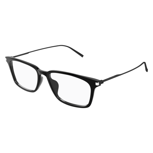 Saint Laurent Mann Asian Smart Fitting SCHWARZ RECYCLED ACETATE SL 625 Japan