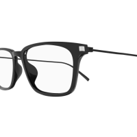 Saint Laurent Mann Asian Smart Fitting SCHWARZ RECYCLED ACETATE SL 625 Japan