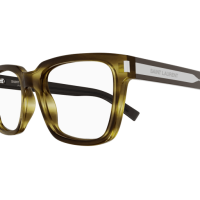 Saint Laurent Unisex Asian Smart Fitting HAVANNA RECYCLED ACETATE SL 621 Japan