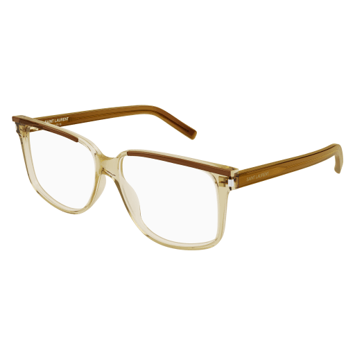 Saint Laurent Mann International BRAUN RECYCLED ACETATE SL 599 OPT Italien