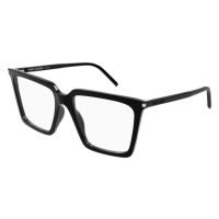 Saint Laurent Frau International SCHWARZ RECYCLED ACETATE...