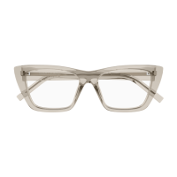 Saint Laurent Frau International BEIGE RECYCLED ACETATE SL 276 MICA OPT Italien